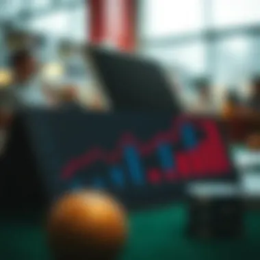 Graph showcasing success rates in lottery and sports betting