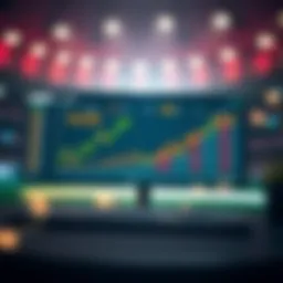 Visual representation of sports betting analytics