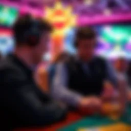 A visual representation of streaming platforms and gambling activities.