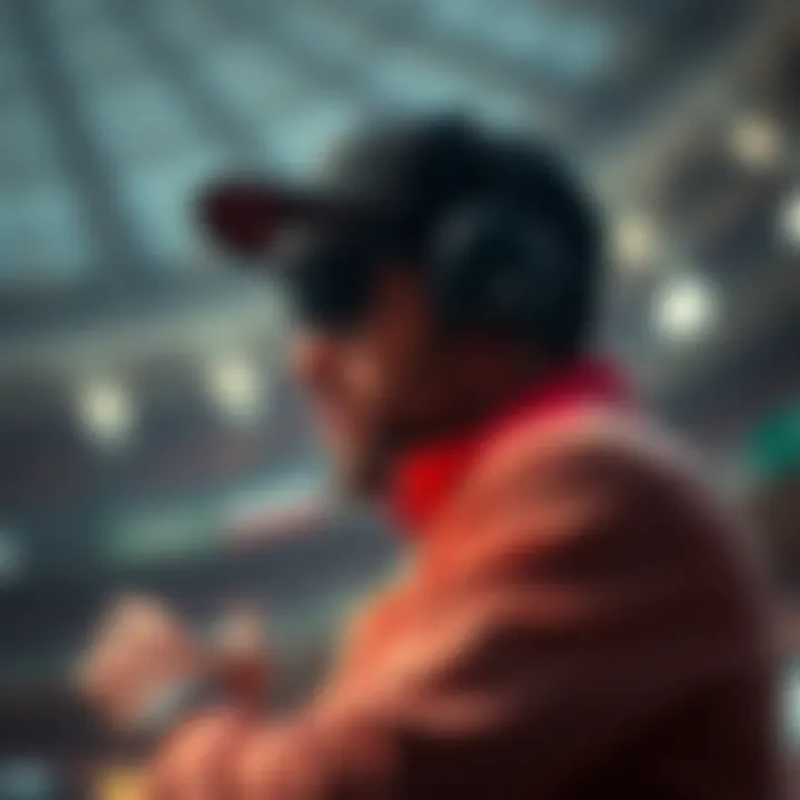 Visual representation of user experience in betting