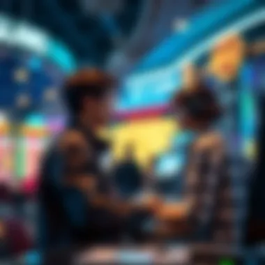 User and Gambling Site Interaction An illustration showing the relationship between users and gambling sites.