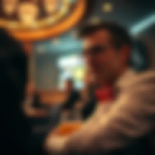 Insightful depiction of VIP betting atmosphere