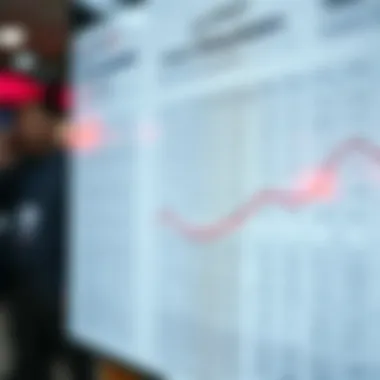 An analytical chart illustrating the trends in winning numbers